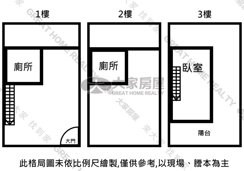 宜蘭校舍路三角店面透天房屋室內格局與周邊環境