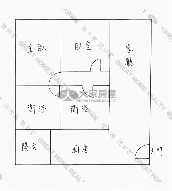 小家庭夢想宅│兩房雙衛浴房屋室內格局與周邊環境