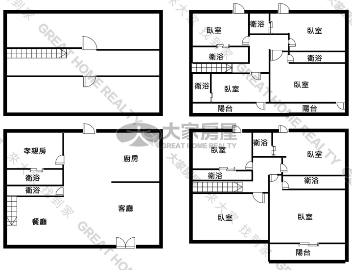 物件格局圖 1