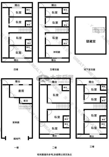 大葉大學店面+14套房房屋室內格局與周邊環境