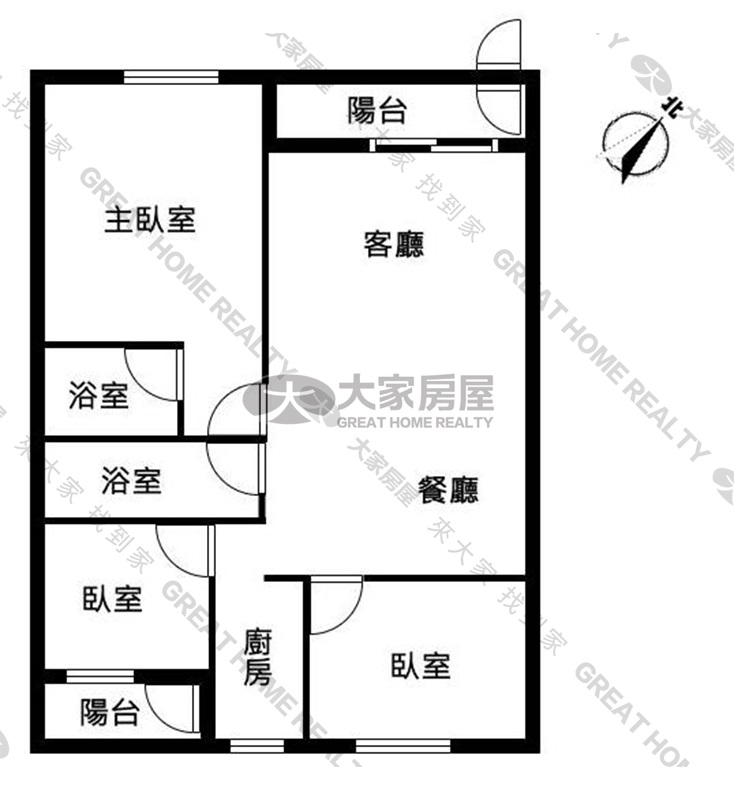信義學區次頂樓三房平車房屋室內格局與周邊環境
