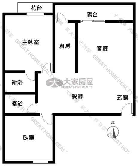 頭家國小∣低總價2房2衛+車位房屋室內格局與周邊環境