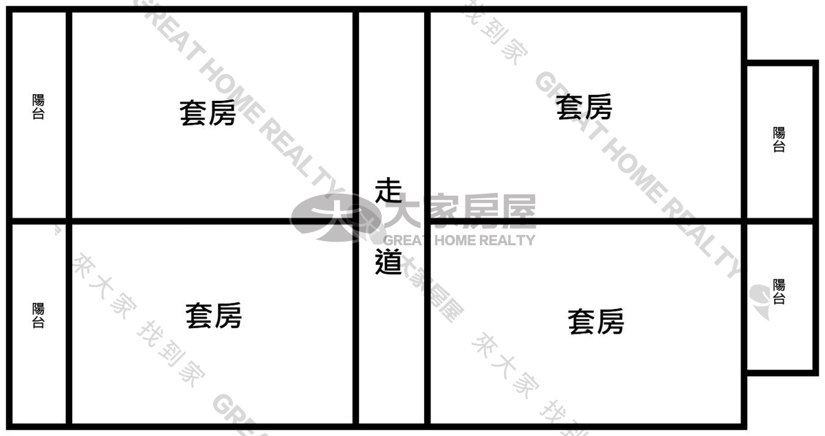 大葉輕屋齡高投報4套房房屋室內格局與周邊環境