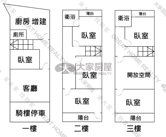 新園店住房屋室內格局與周邊環境