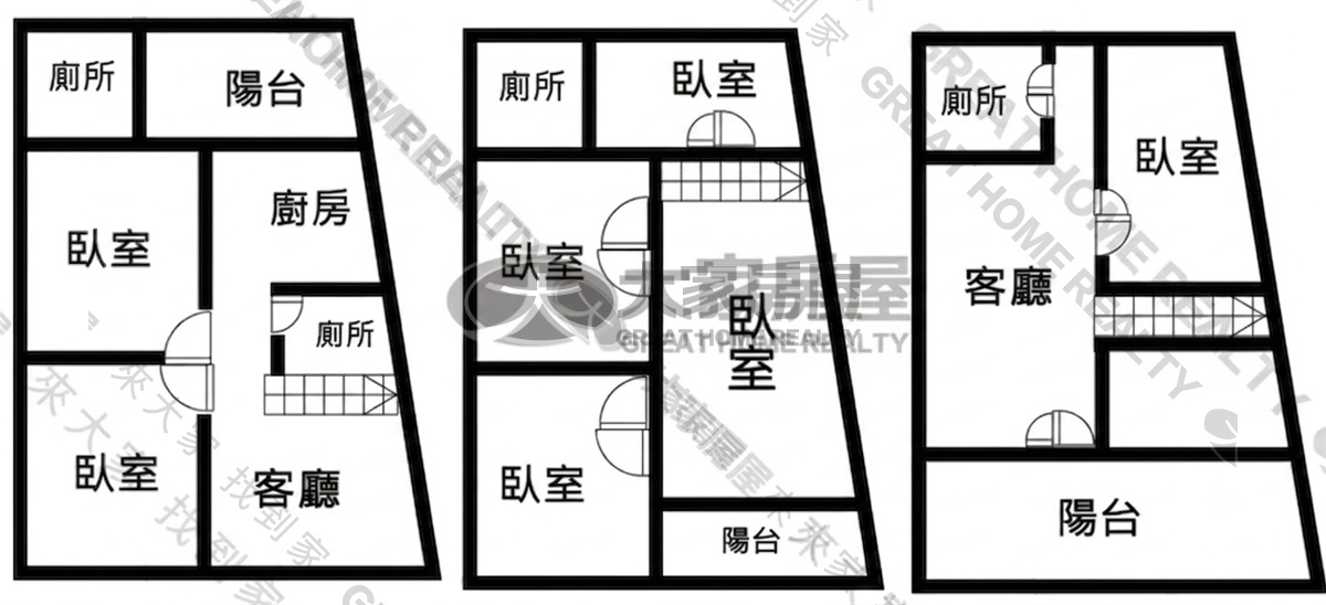 民生大透天房屋室內格局與周邊環境
