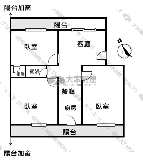 面南門城三樓寓房屋室內格局與周邊環境