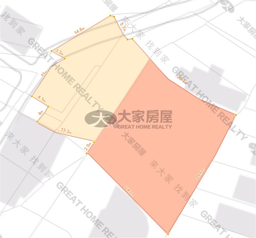 大內市區旁約240坪大面積建地房屋室內格局與周邊環境